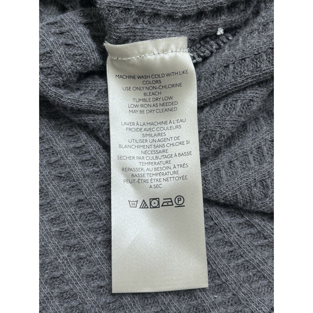 We The Free New Magic Thermal Long Sleeve Waffle Knit Faded Black M Boho Grunge - Picture 14 of 16